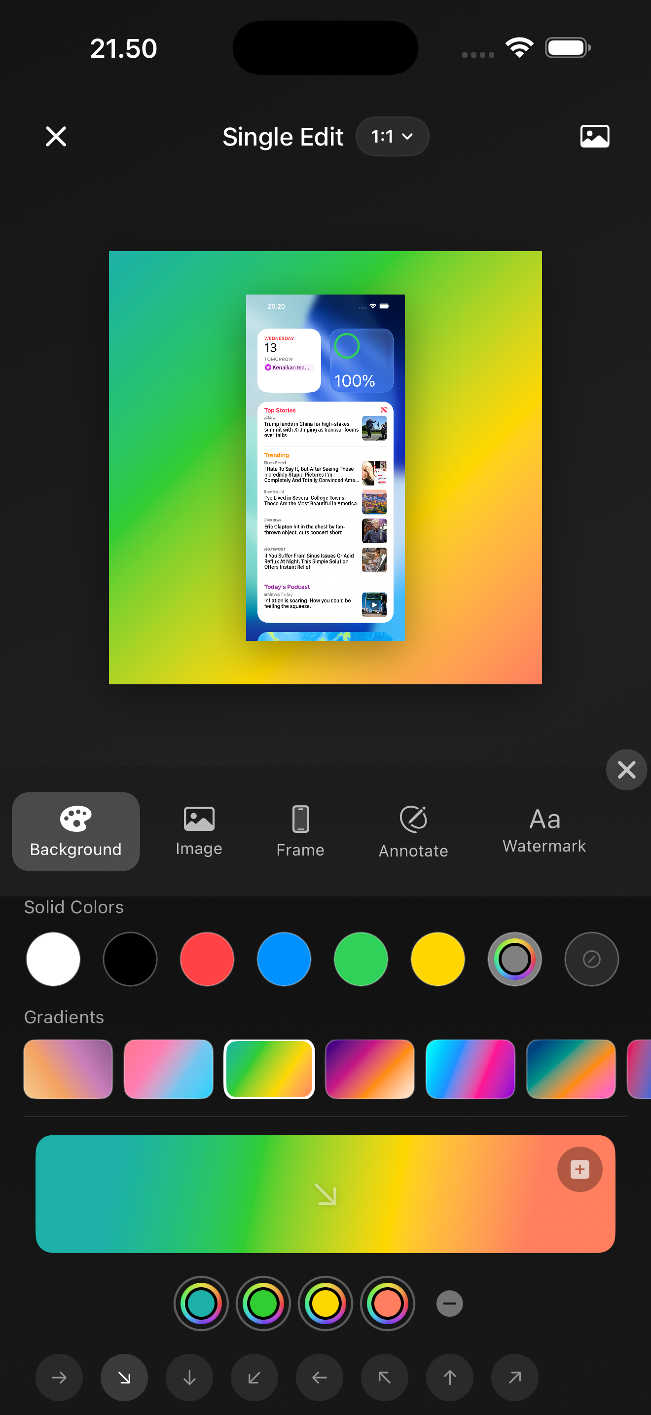 52 gradient backgrounds
